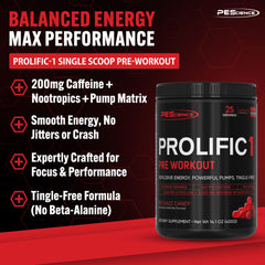 PEScience Prolific-1 citrulline and NO3-T pump ingredients highlighted