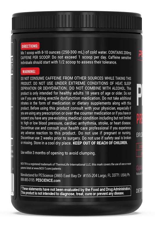 PEScience Prolific-1 scoop in the can ready for training