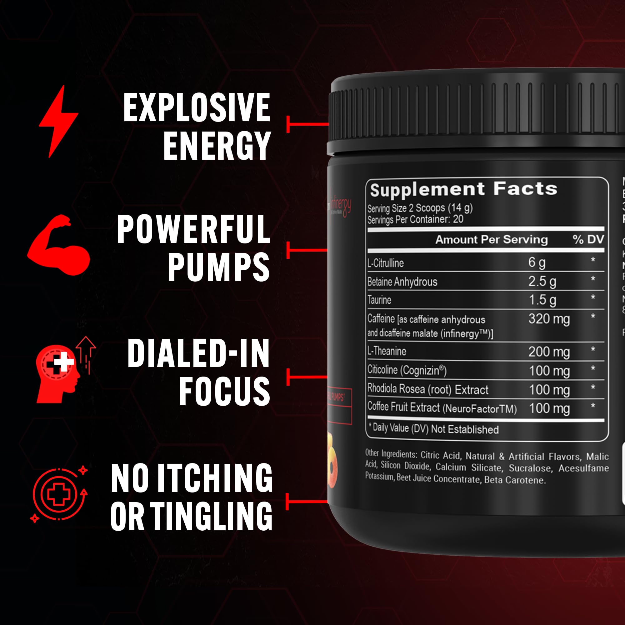 PEScience Prolific powder dissolving in glass for smooth texture.