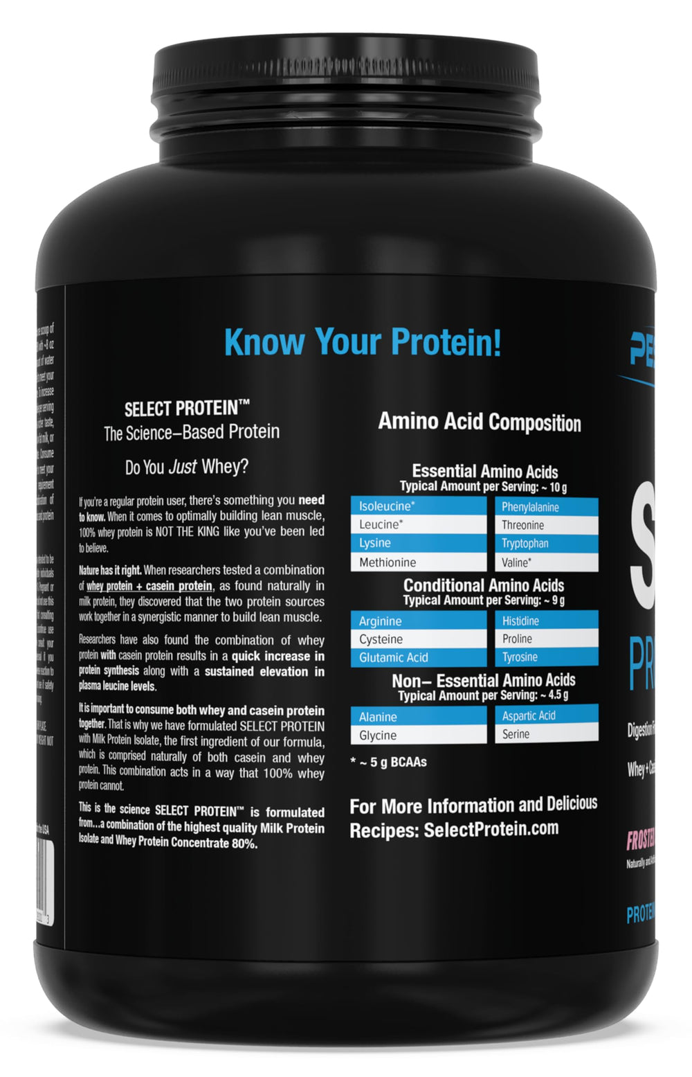 PEScience Select Frosted Sugar Cookie served in a dessert-style shake