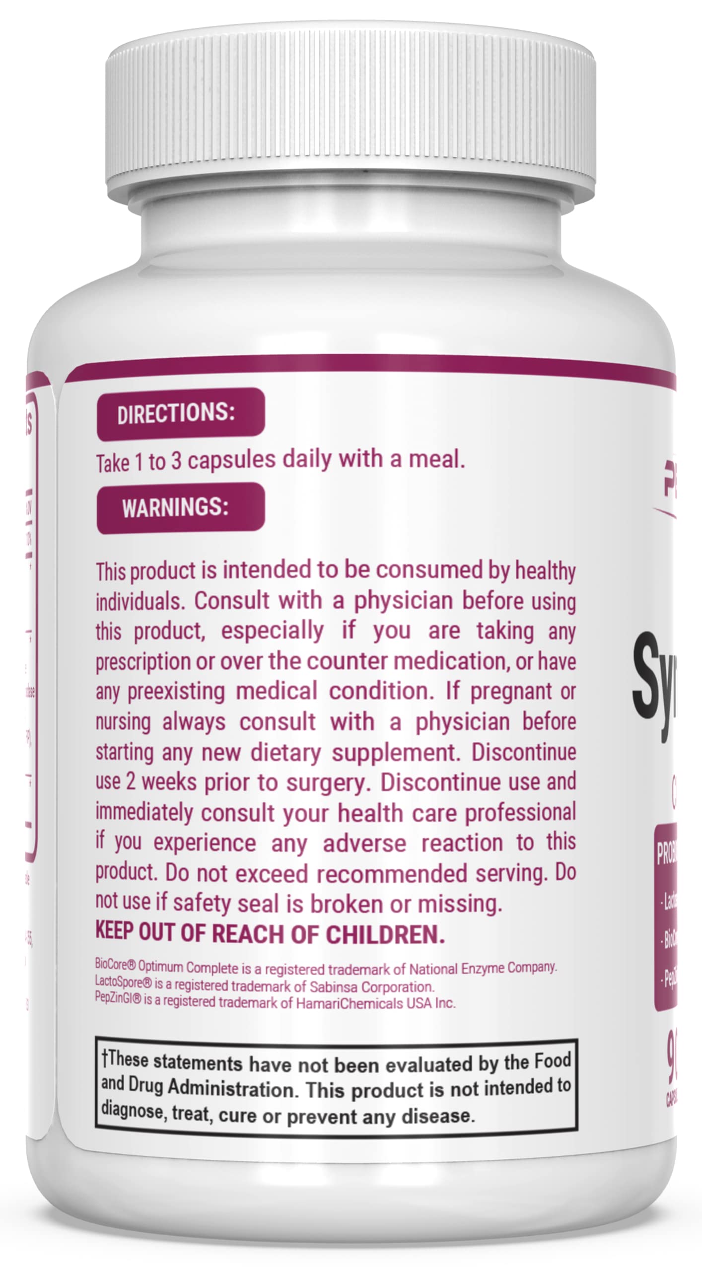 PEScience Symbiont-GI finished bottle ready for daily routine
