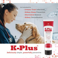 Pet Health Solutions K-Plus Gel easy-dosing mouth shot demonstrates direct administration.