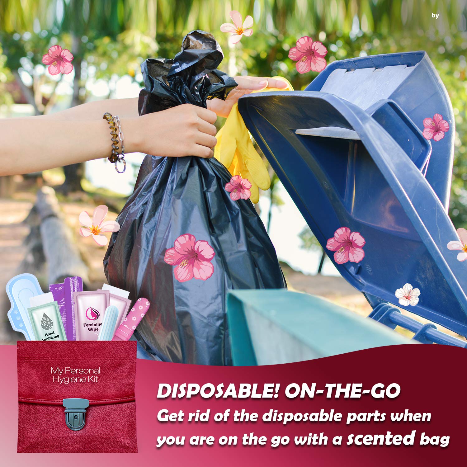 pH Advantage disposal bag included for discreet waste management