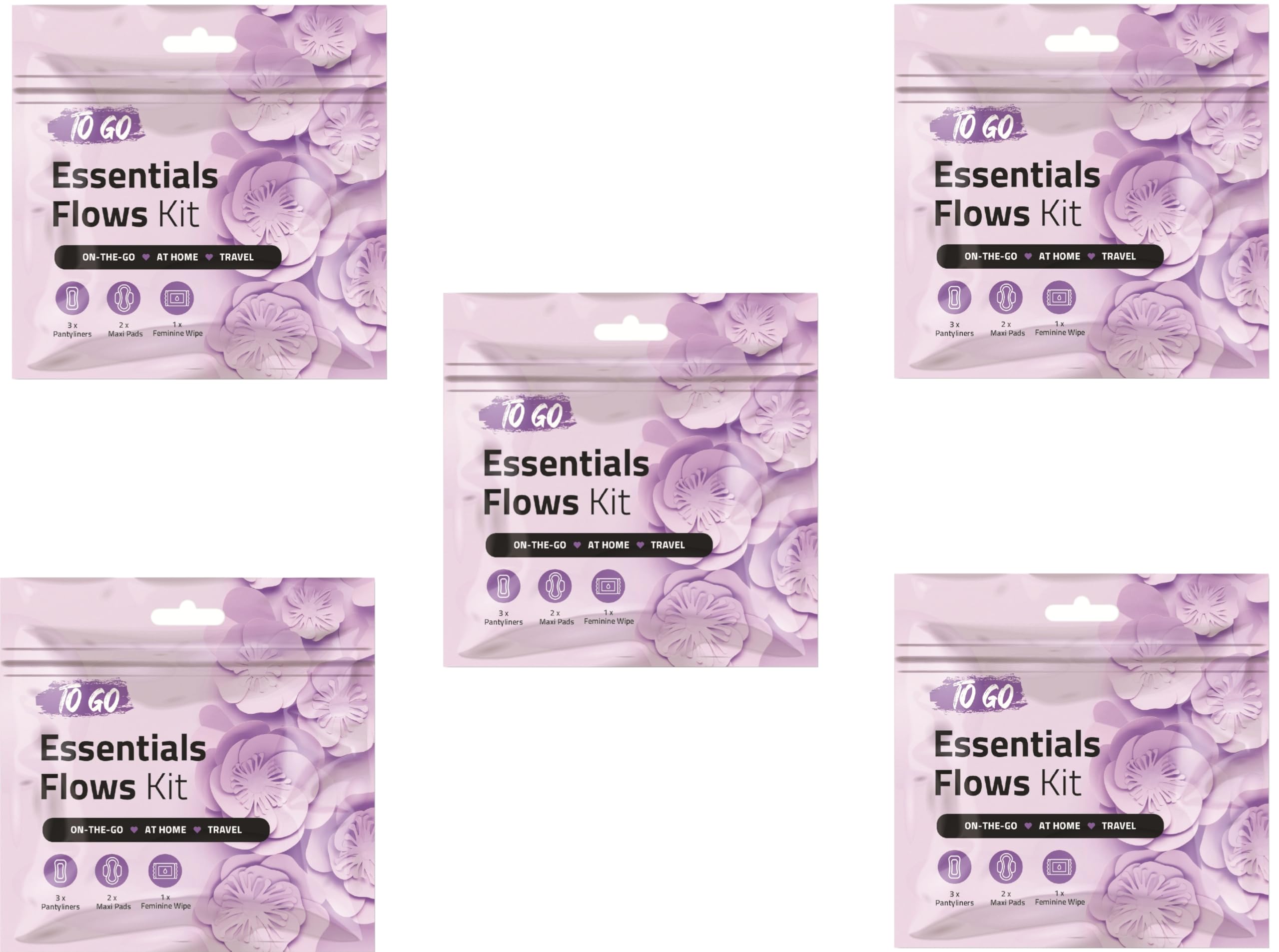 pH Advantage Essential Flows Kit pantiliner 3-pack for discreet on-the-go protection