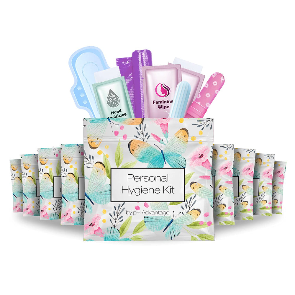 pH Advantage tampon in period kit for on-the-go use