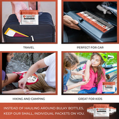 pH Advantage antiseptic wipe for on-the-go cleaning.