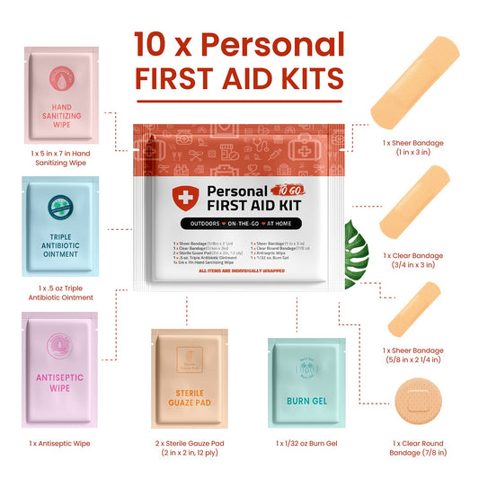 pH Advantage first aid kit bandages ready for small cuts and scrapes.