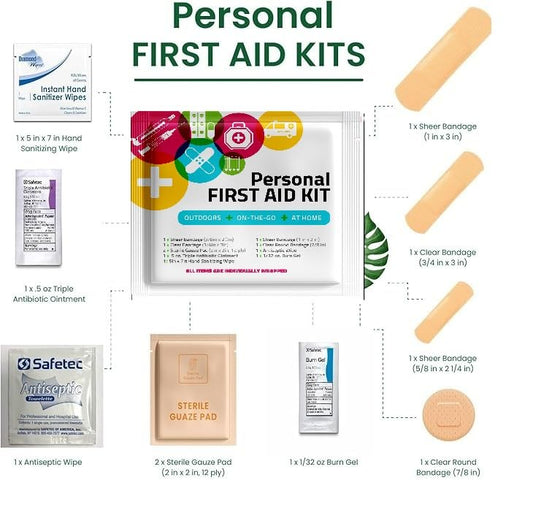 pH Advantage resealable zip-top bag with portable first aid kit