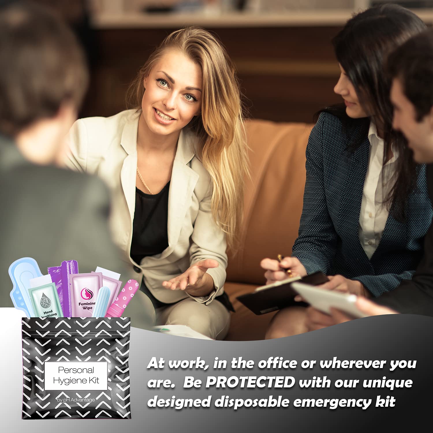 travel-friendly menstrual kit by pH Advantage for daily on-the-go use
