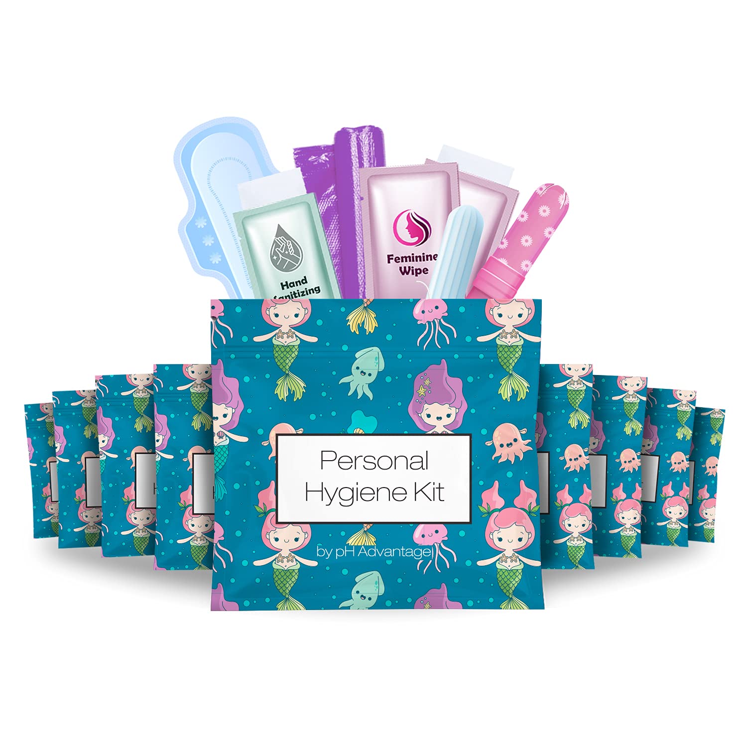 PH Advantage Under the Sea tampon kit showing travel-ready convenience