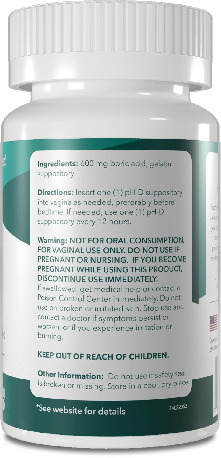 Box shows 24-count suppositories and five applicators for convenience.