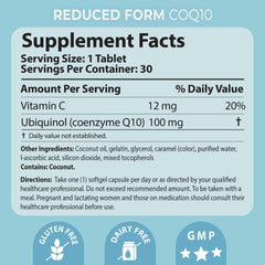 Bottle label highlights Danish pharmaceutical-grade production and quality.