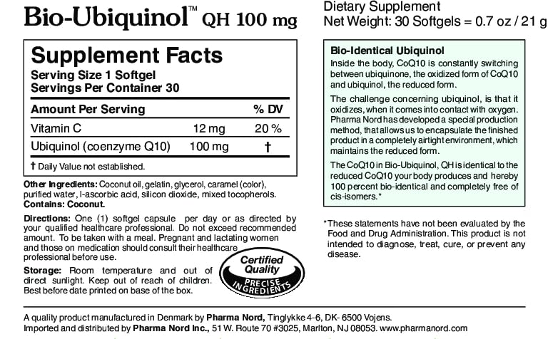 Bio-Ubiquinol capsules in hand, easy daily intake.
