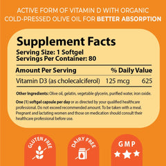 Pharma Nord D-Pearls softgel capsules—easy-to-swallow vitamin D3 with olive oil base