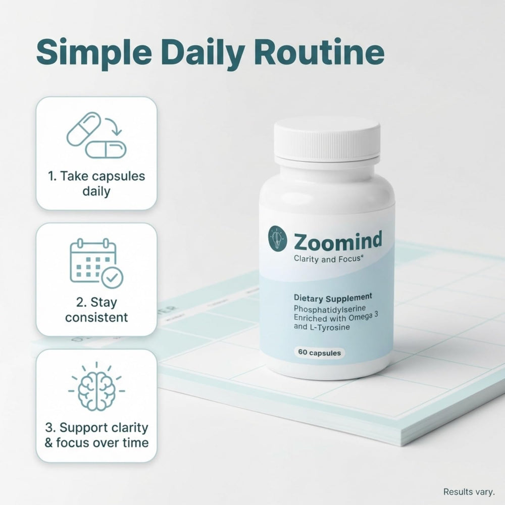 PHARMA SHAUL Zoomind brain-focus graphic suggests mental clarity.