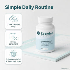 PHARMA SHAUL Zoomind brain-focus graphic suggests mental clarity.