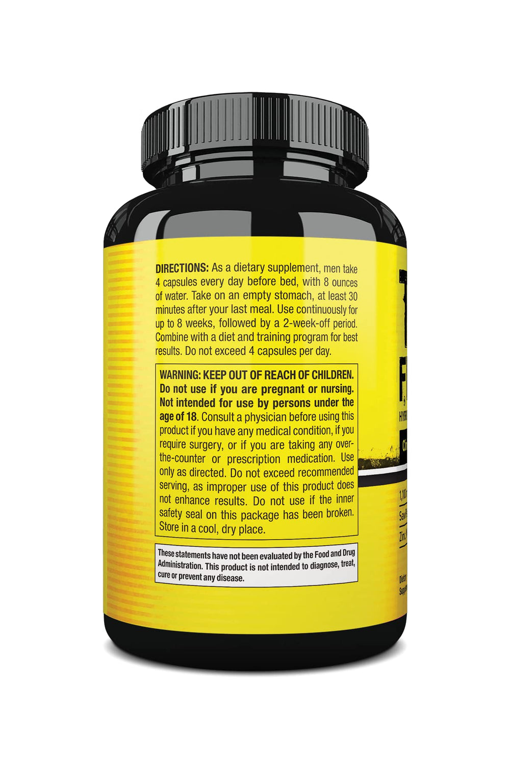 Pharmafreak Test Freak ingredients panel highlights fenugreek and tribulus.