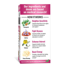 Her Romance capsules from Pharmaganics for daily energy and well-being.