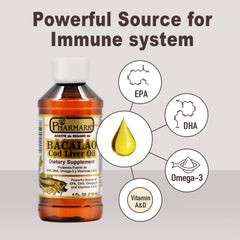 Pharmark cod liver oil 2-pack front: two bottles for daily use