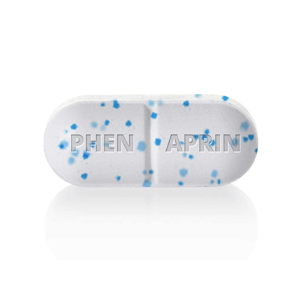 PhenAprin 2-month supply packaging closeup for consistency and commitment.