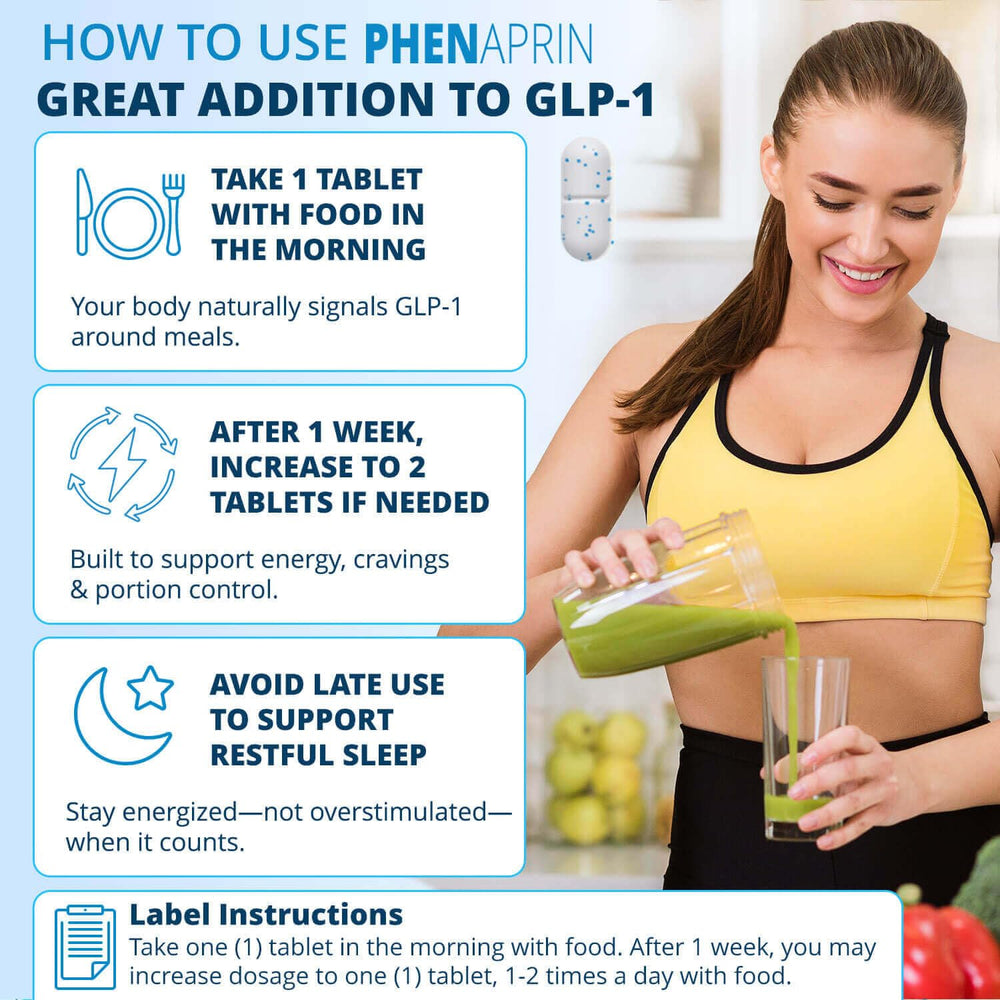 PhenAprin cravings control graphic illustrating appetite suppression.