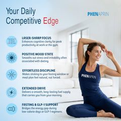 PhenAprin TX7 60-tablet packaging emphasizing convenient daily use.