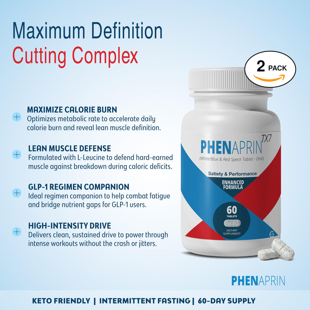 PhenAprin TX7 micro-matrix delivery close-up showing steady energy release.