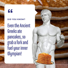 Phoros Protein Waffle Mix Cinnamon waffle on plate, showcasing protein-rich snack
