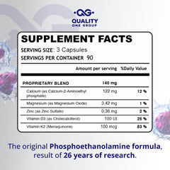 Phosphomax capsules close-up showing easy daily intake