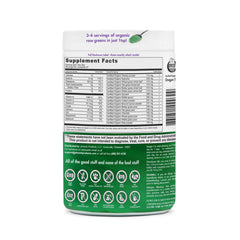 Phresh Greens powder mixed in water for a quick, refreshing intake