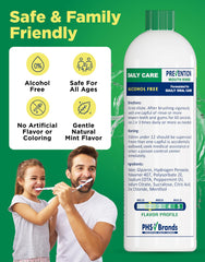 PHS Brands Prevention Mouthwash daily-use scene for clean teeth.