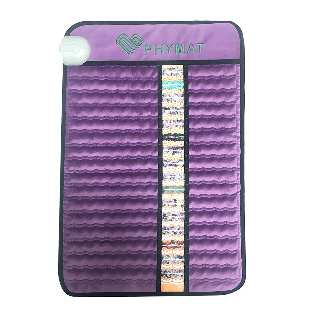 PHYMAT far infrared amethyst pad front view for deep warmth.