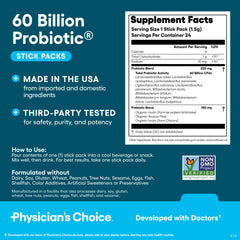 Physician's Choice made in USA with third-party purity testing.