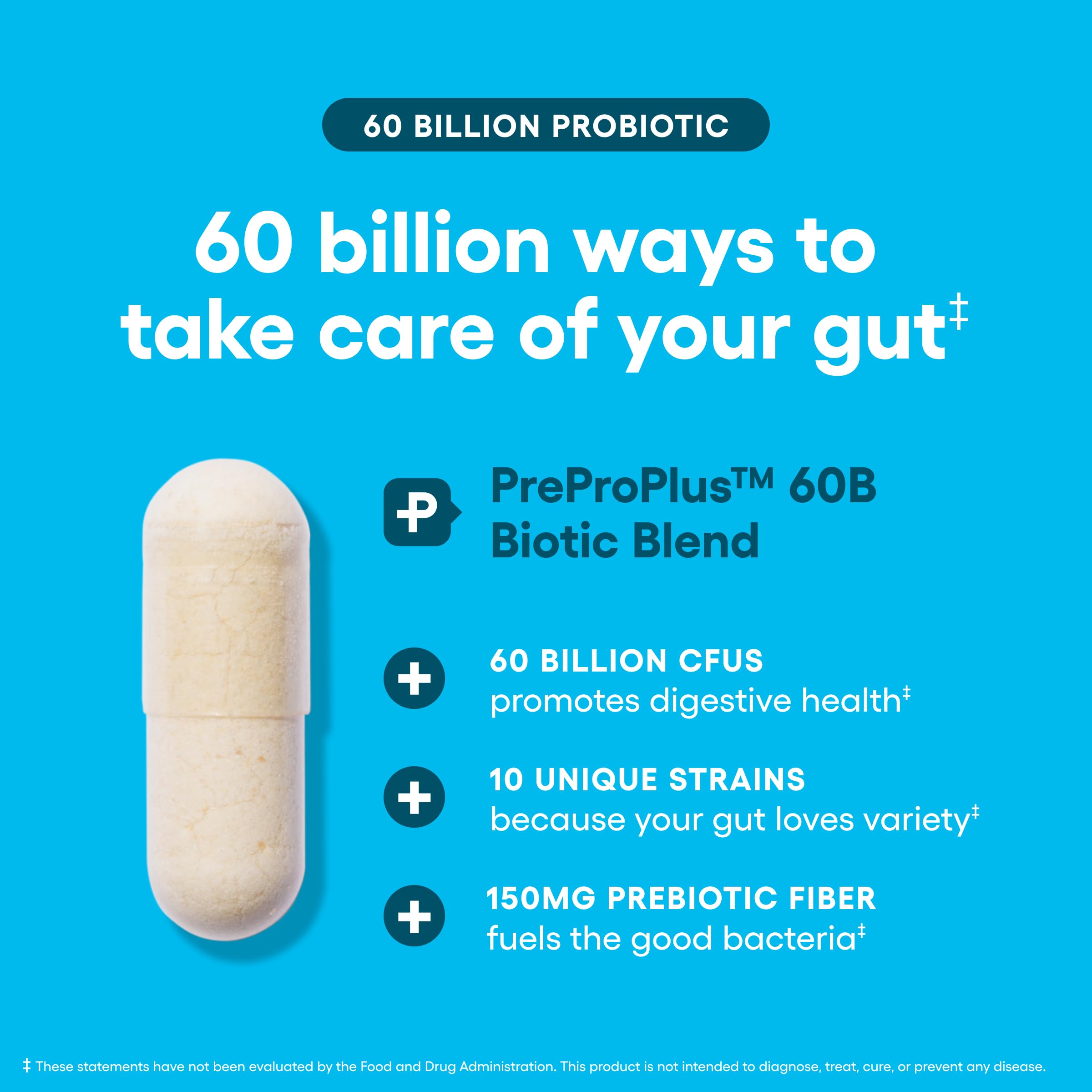 Physician's CHOICE acid-resistant capsules protect probiotics to the gut