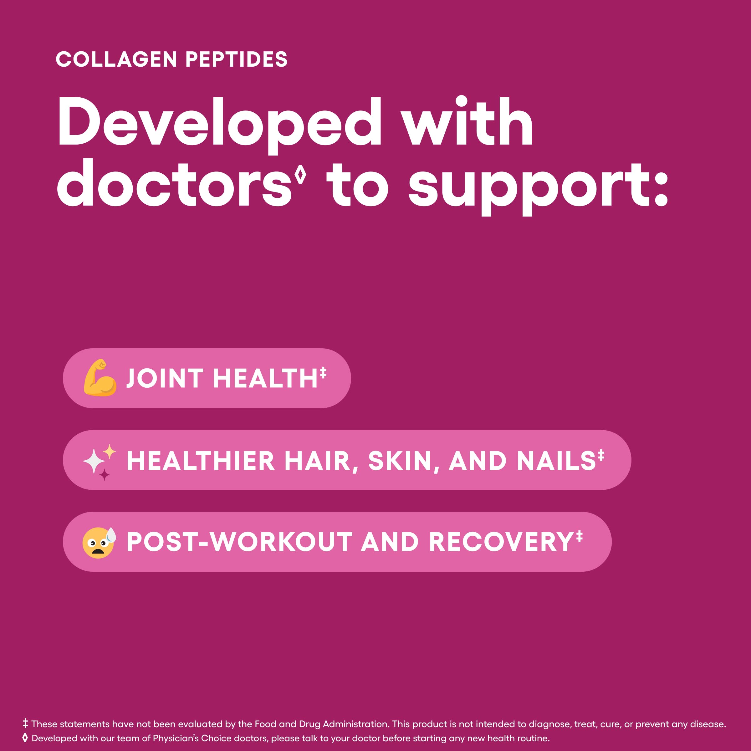 Physician's CHOICE two-pack box, great value for ongoing collagen support