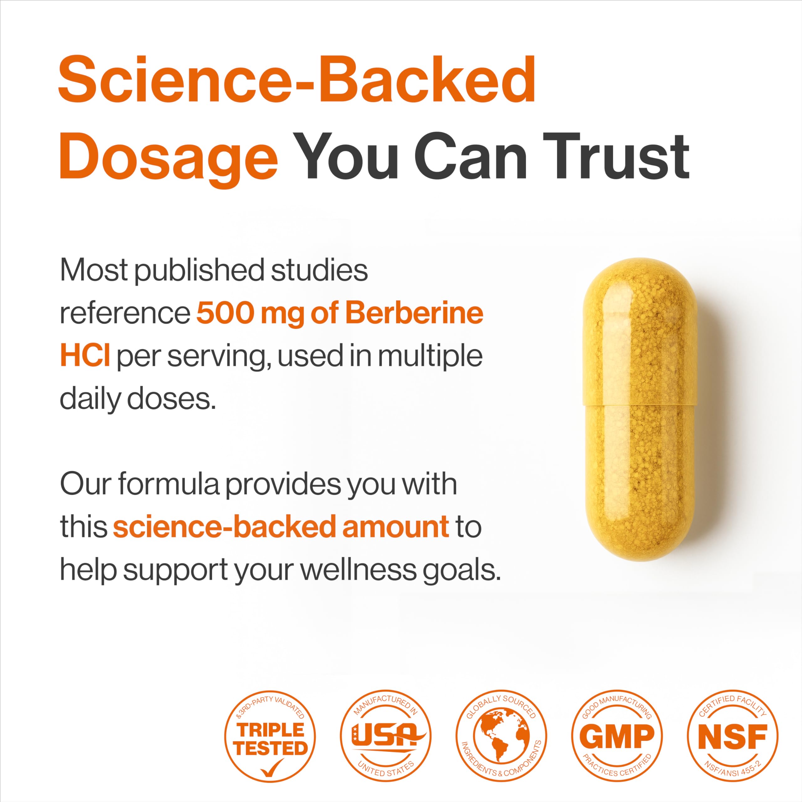 Vegan, non-GMO formula with no stearates or artificial additives