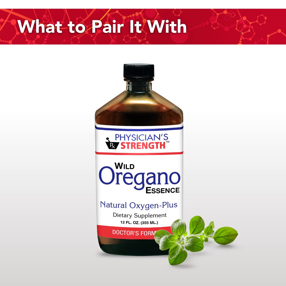 Physician's Strength AdrenoPower ingredients scene with royal jelly and camu camu