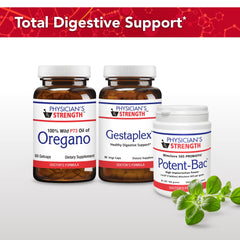Two Physician's Strength Orega Slow-Release capsules with meals for daily use.