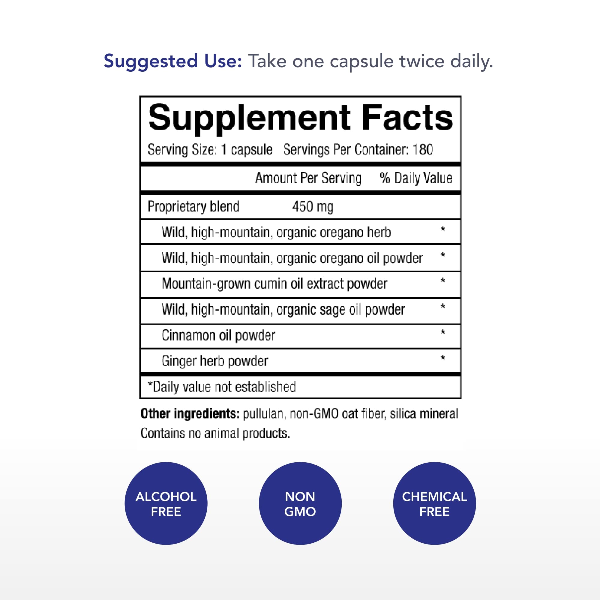 Physician's Strength Oregacillin capsules close-up shows easy daily supplement option.