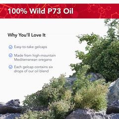 Physician's Strength oregano oil label closeup highlighting purity and origin
