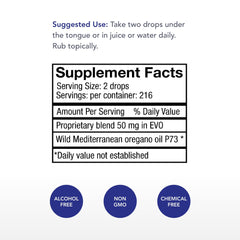 OregaWild pour illustrating easy internal dosing.