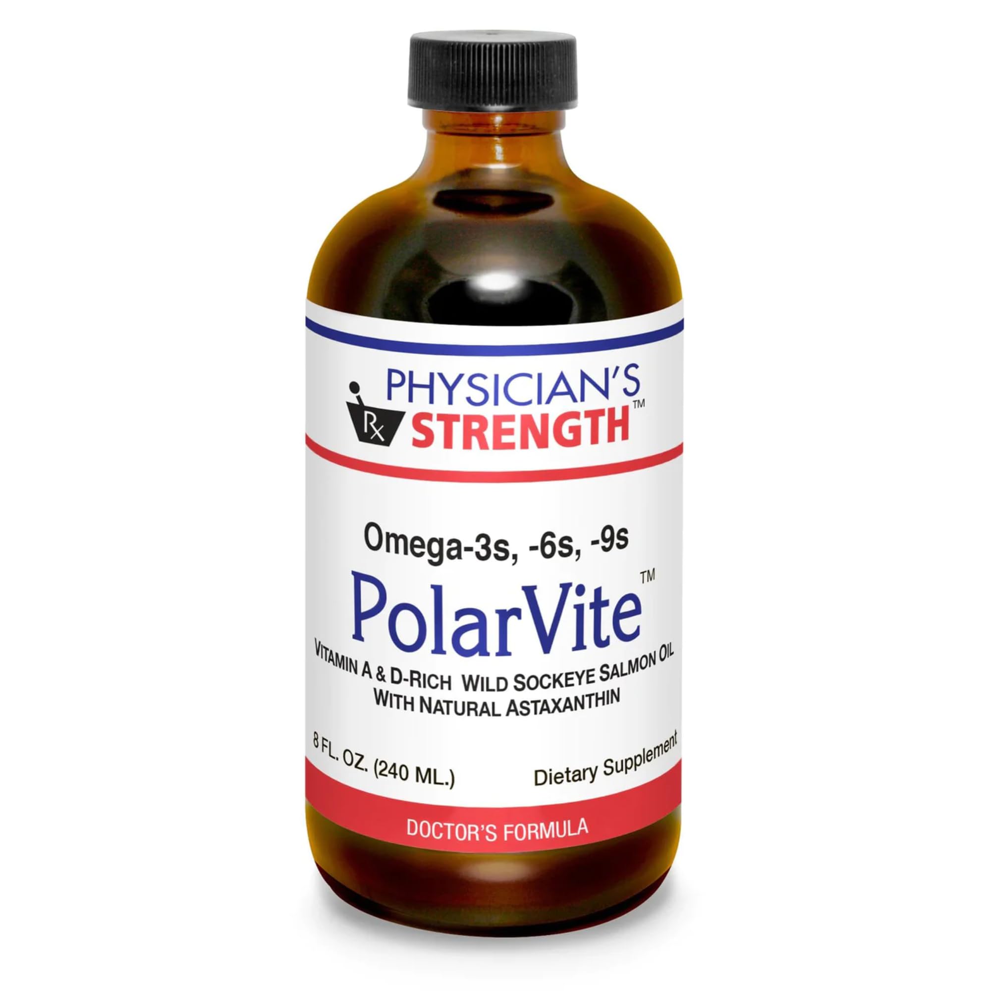 Physician's Strength PolarVite bottle front view for easy daily supplementation
