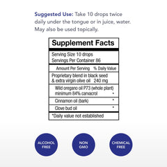 Ultracidal bottle pour demonstrating easy dosing with the dropper