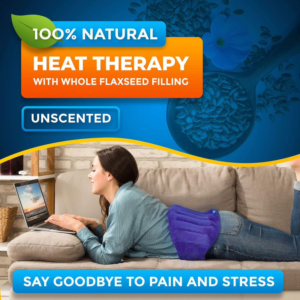 PhysioNatural heating wrap in use demonstrates even heat distribution across target areas.
