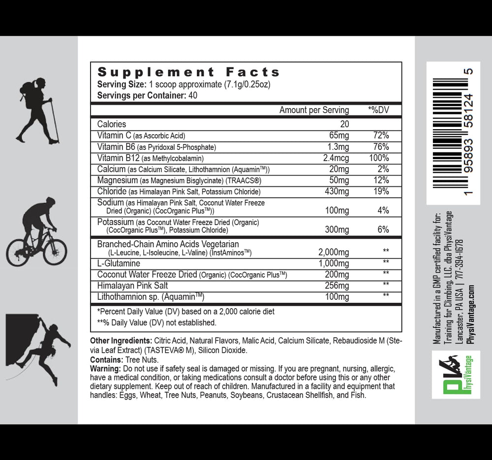 PhysiVantage Flow raspberry lemonade glass ready to sip during exercise