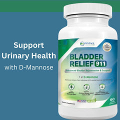 Phytage Labs Bladder Relief 911 label close-up showing ingredients