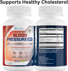 Phytage Labs Blood Pressure 911 pills in hand ready to take