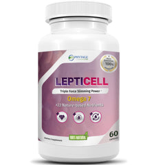 Phytage Labs LeptiCell bottle with capsules for daily wellness support.
