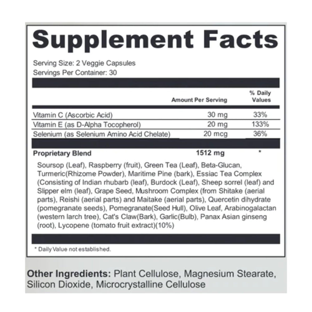 Phytage Labs MycoSoothe capsules close-up emphasizing antioxidant-rich formula