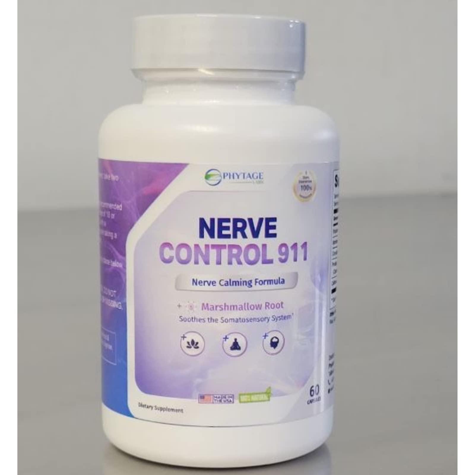 Packaging box of Phytage Labs Nerve Control 911.